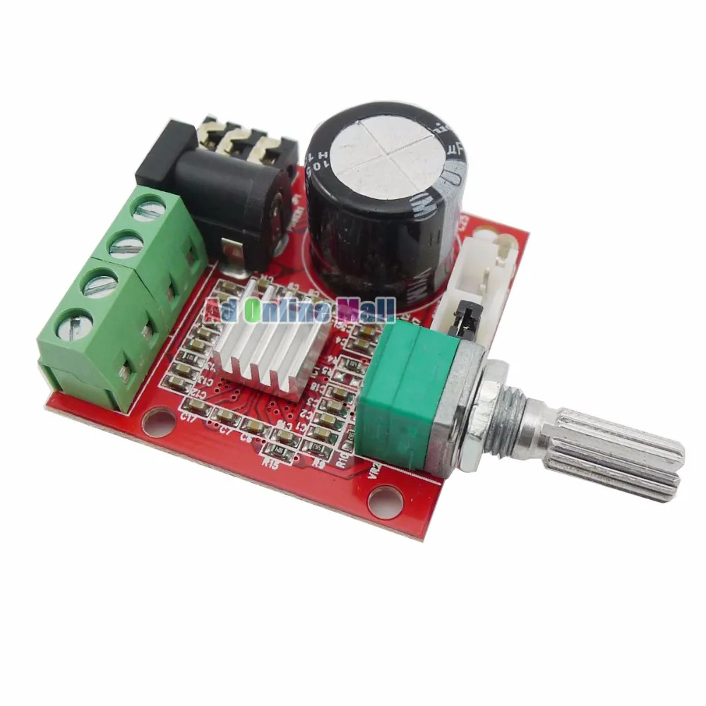 10 шт./лот 12 В Mini Hi Fi PAM8610 плата аудио стереоусилителя 2X10W двухканальный D класс|audio