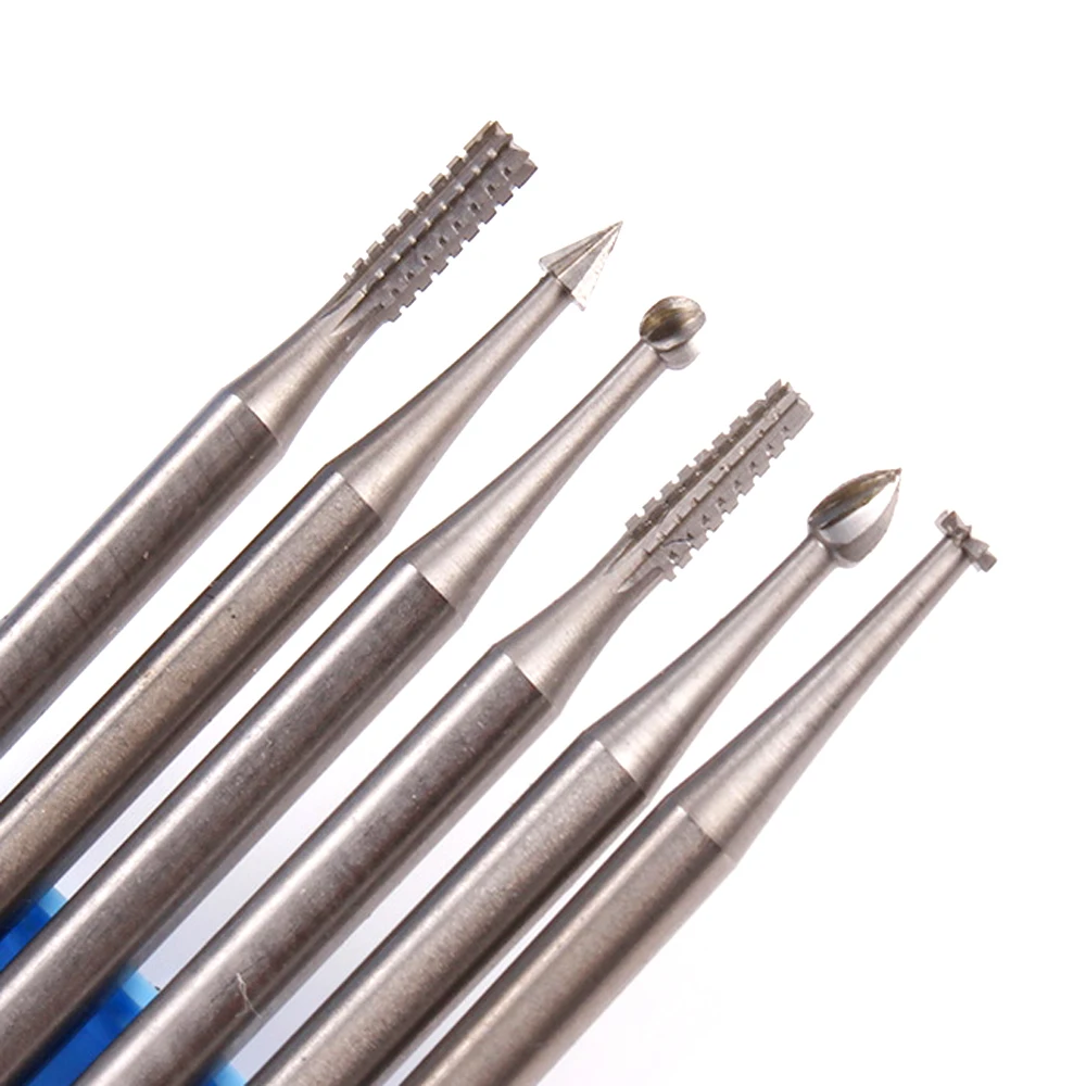 6 шт./лот набор миниатюрных резаков для резьбы зубов нефрита ювелирных изделий