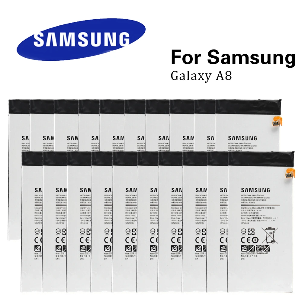 20 шт./лот батареи EB BA800ABE для Samsung GALAXY A8 A8000 A800F A800S A800YZ 3050mAh Акку оптовая продажа с