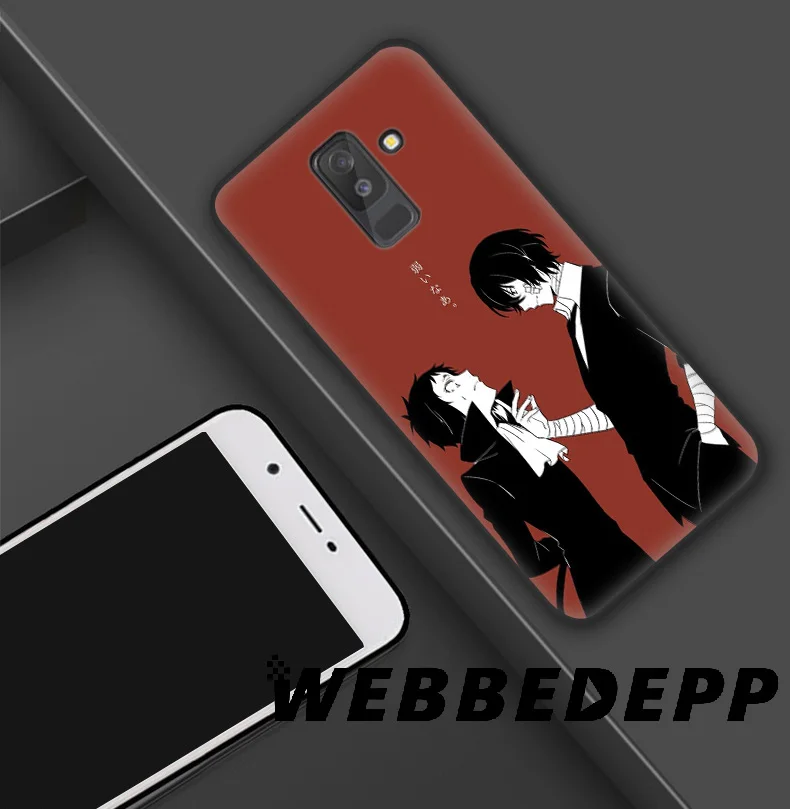 WEBBEDEPP Bungou Stray Dogs Anime Soft Silicone Case for Samsung Galaxy A9 A8 A7 A6 Plus 2018 A5 A3 2017 2016 Note 9 8 |