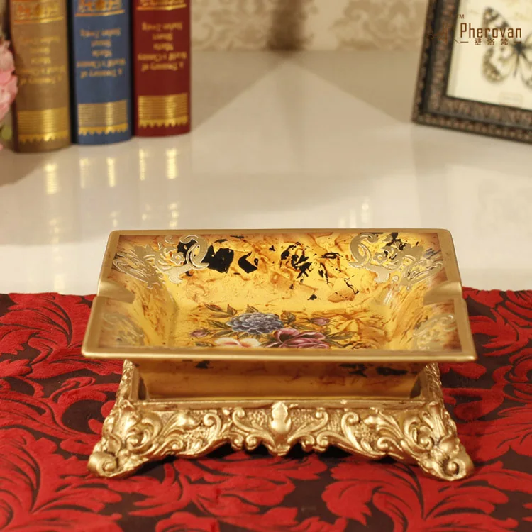 Michou Rui Florence Европейский королевский люкс Ретро пепельница подарок украшения