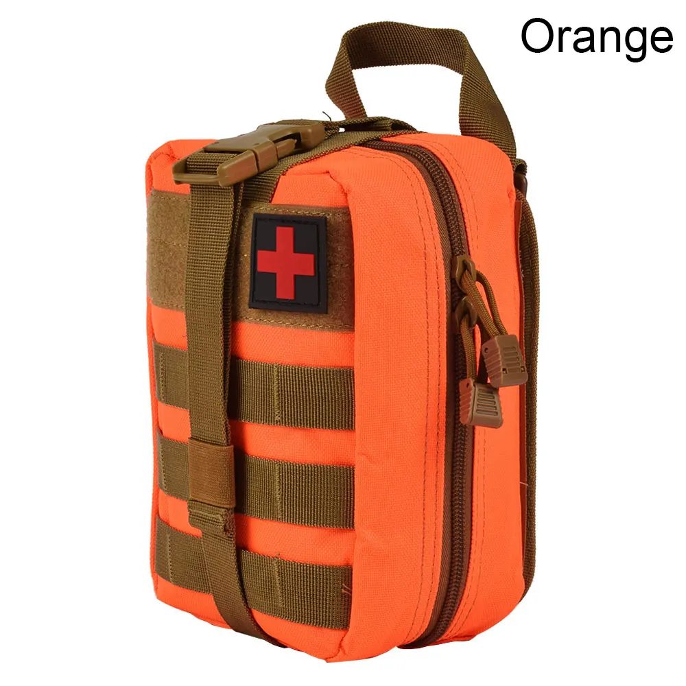 Orange Наружные тактические медицинские сумки MOLLE тактический медицинский пакет EDC для выживания аварийные Сумки поясная сумка RS0301 - Цвет: Orange