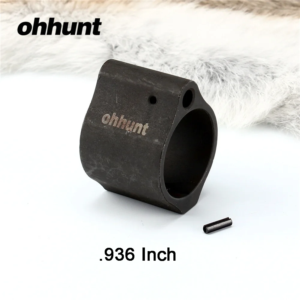 Ohhunt Тактический газовый блок. 936 дюймовый Алюминий. 750 дюймовый стальной газовый блок с винтом для стандартных бочек, аксессуары для стрельбы