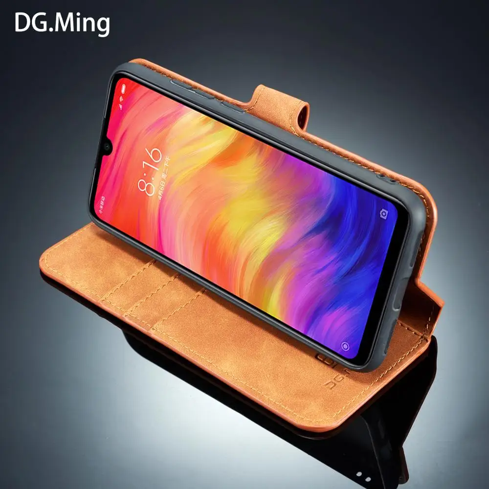 Винтажный Классический чехол кошелек DG.Ming из искусственной кожи для Xiaomi Redmi