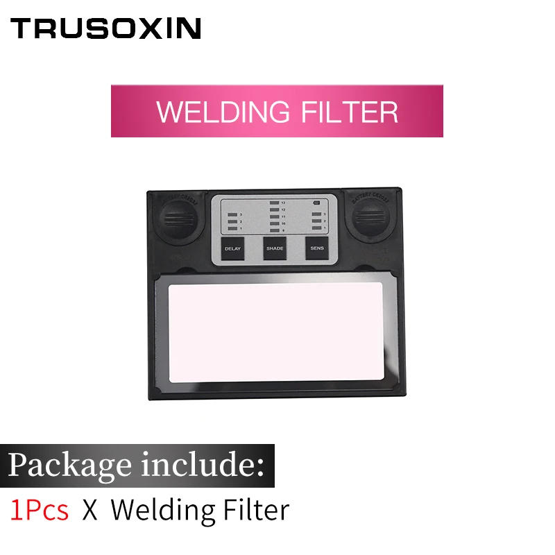 Welding Filter Samrt солнечная батарея LI Автоматическое затемнение TIG MIG MMA MAG Электрический сварочный фильтр/Маска объектива для сварочного аппарата - Цвет: Welding Filter