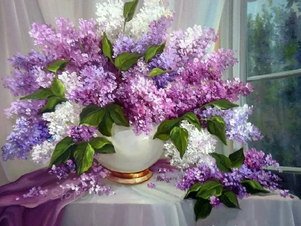 Алмазная мозаика 3D Diy вышивка некоторые Увядшие фиолетовые цветы алмазная