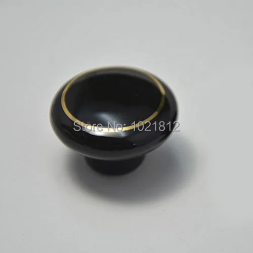 Черные керамические ручки для шкафа Шкаф гардероб комод дверные тянет Кухня