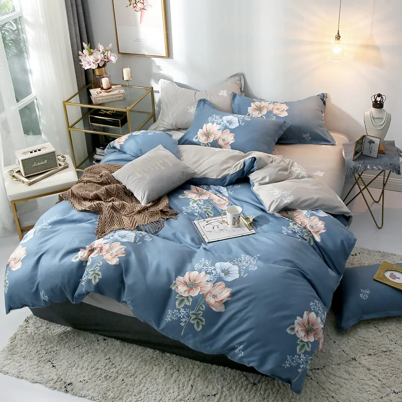 Adult Kids Child Soft Cotton Bed Linen 3/4pcs Bedding Set Quilt Comforter Duvet Cover Single Full Queen King Big Size Bedspreads | Дом и сад