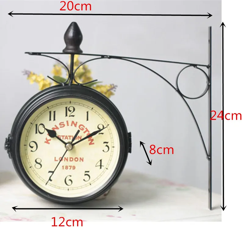 Часы настенные двусторонние цифровые | Дом и сад
