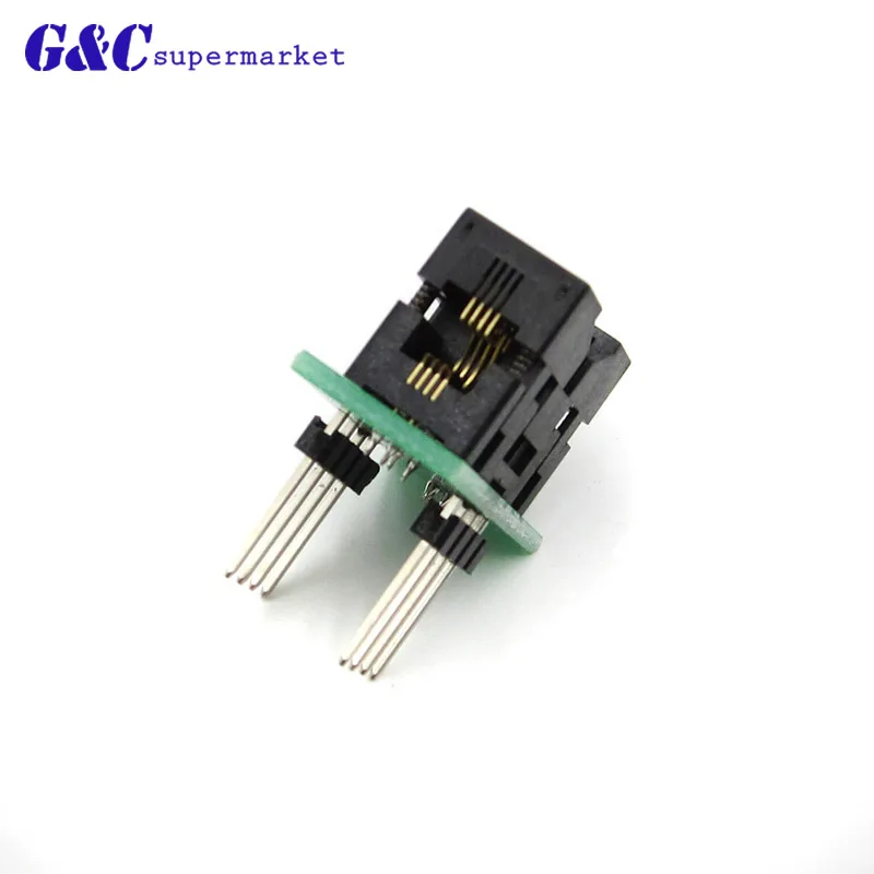 1 шт. SOIC8 SOP8 для DIP8 широкофюзеляжный сиденье широкий 150mil/200mil программист разъем