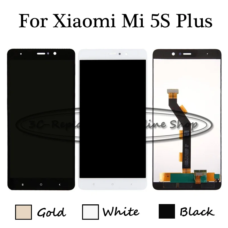 Черный/белый Оригинальный ЖК дисплей 5 7 дюйма для Xiaomi 5S Plus M5S plus Mi5S Mi + цифровой