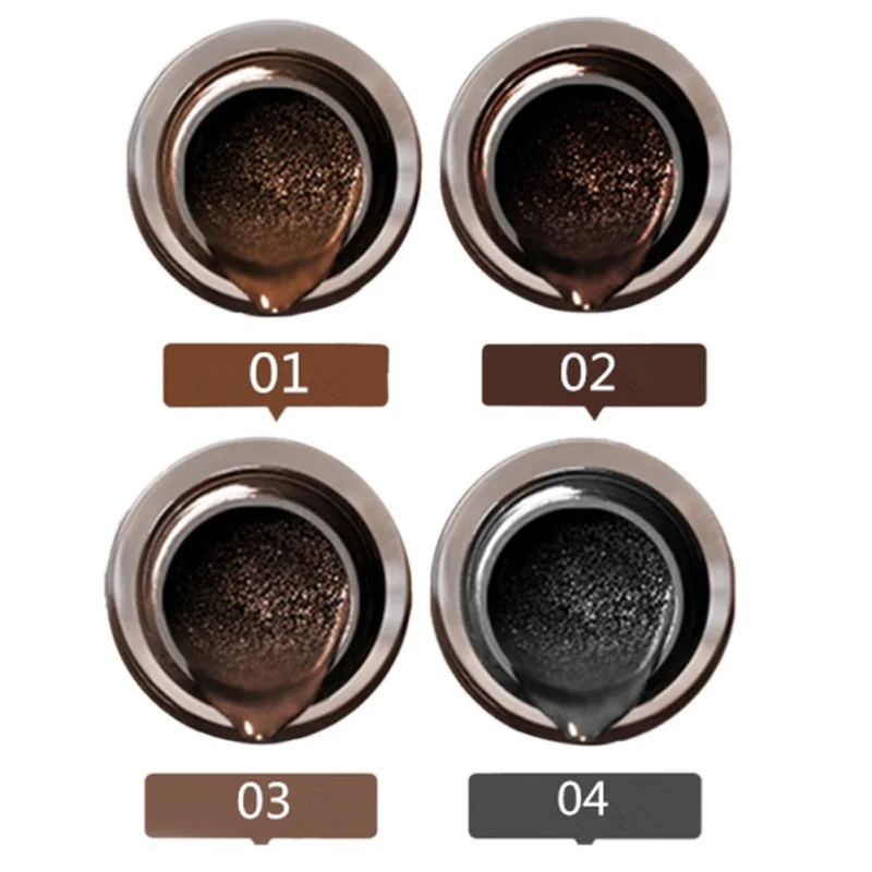 Натуральный набор для макияжа с кисточкой бровей 7 дней полуперманентный ТИНТ