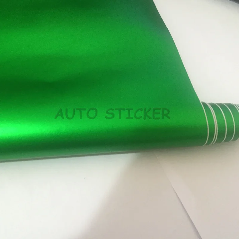 Retailing 10/20/30/40/50cm*152cm Apple Green Metallic Matt Vinyl wrap Car Wrap With Air Bubble Free Wrapping Sticker Foil | Автомобили и
