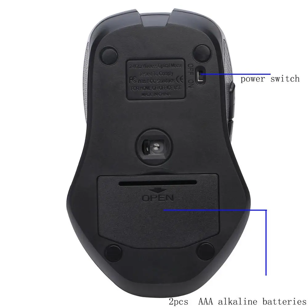 Bluetooth мышь 1600 dpi Регулируемая портативная беспроводная мышь Мыши для ПК/планшета/ноутбука