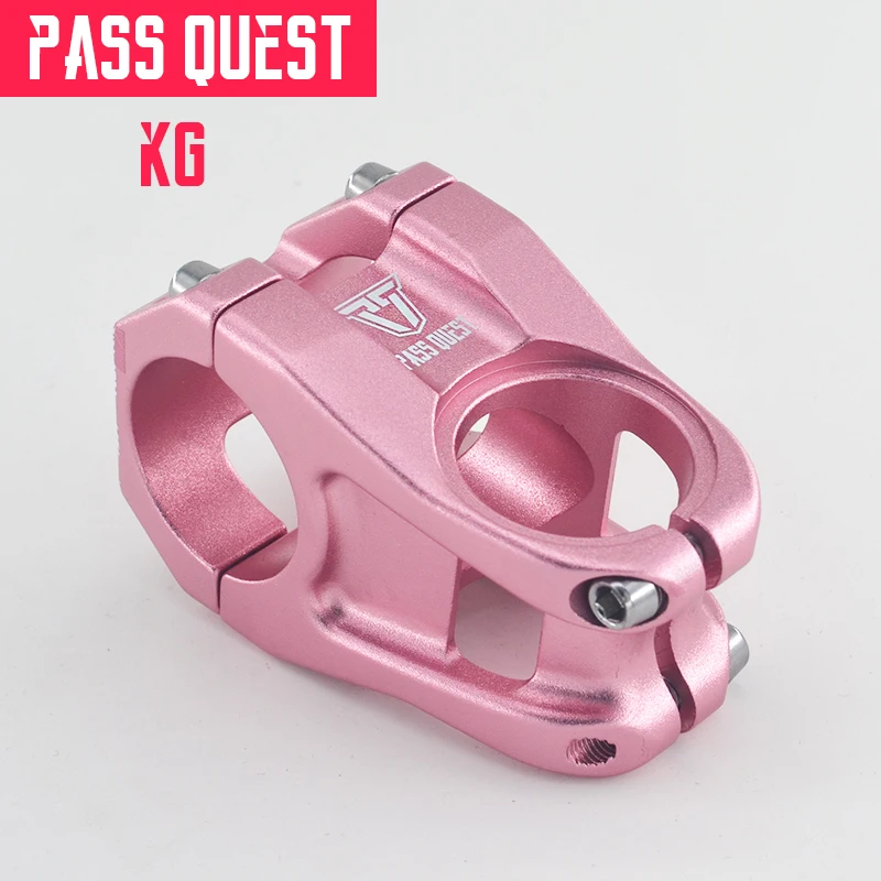 PASS QUEST Ultra-light Bike Handlebar Stem 28.6mm 31.8mm Aluminum Bicycle Riser Ahead Short length 40mm