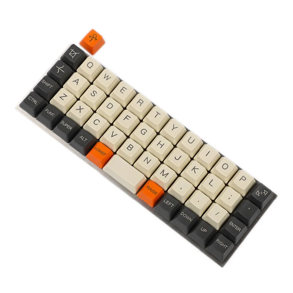 YMDK Planck Niu40 Preonic Keyset углеродный с лазерной гравировкой Топ принт OEM Keycap 1,5 мм толщина PBT