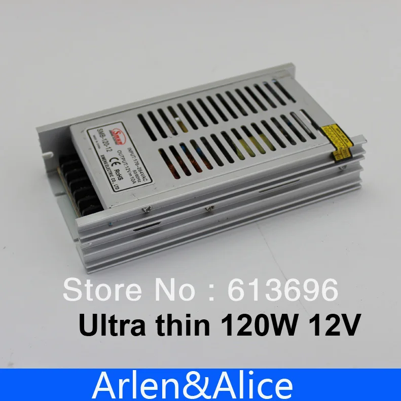 Ультратонкий одновыходной импульсный источник питания для светодиодной ленты 120