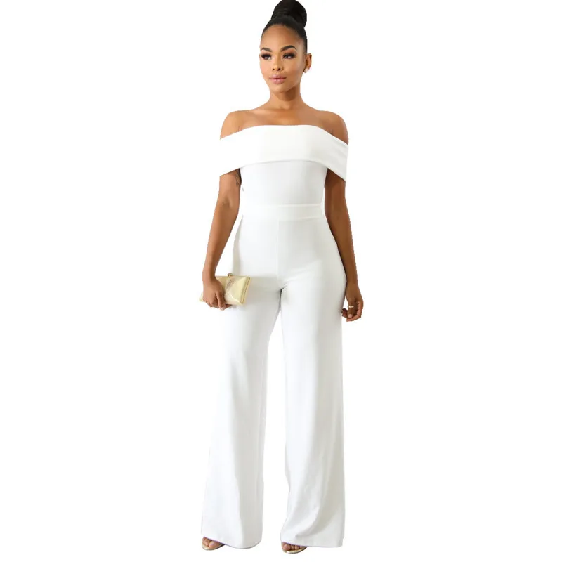 Loneyshow трансграничная костюм Для женщин модные пикантные Slash шеи воротник без