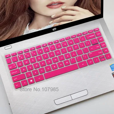 Rose 14 дюймов ноутбук клавиатура Обложка протектор для hp pavilion X360 14-BAxxxx/X360 14-BFxxxx серии ноутбук Кожа - Цвет: Rose