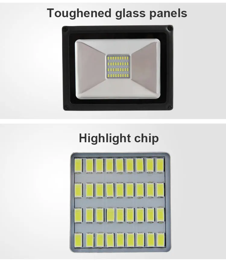 Proiettore светодиодный 50 Вт 30 Вт 20 Вт 10 Вт Ультра Sottile светодиодный Luce di Inondazione di Spotlight 175-264 в SMD5730 Impermeabile IP65 аппликация