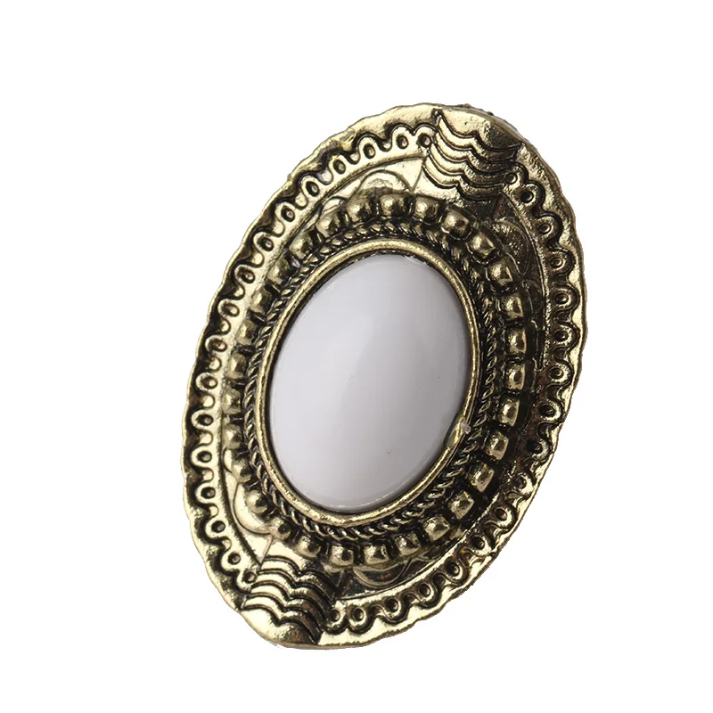 Золото клор Регулируемый Размеры Открытое кольцо в европейском и американском