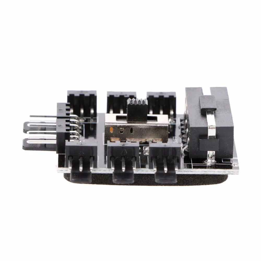OOTDTY 2 уровня контроля скорости ПК IDE Molex 1 8 Way сплиттер Вентилятор охлаждения