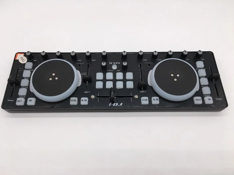 Черный Значок i DJ сенсорный управляемый мини USB MIDI/DJ контроллер, маленький DJ контроллер на основе вертушки парадигмы - Цвет: Черный