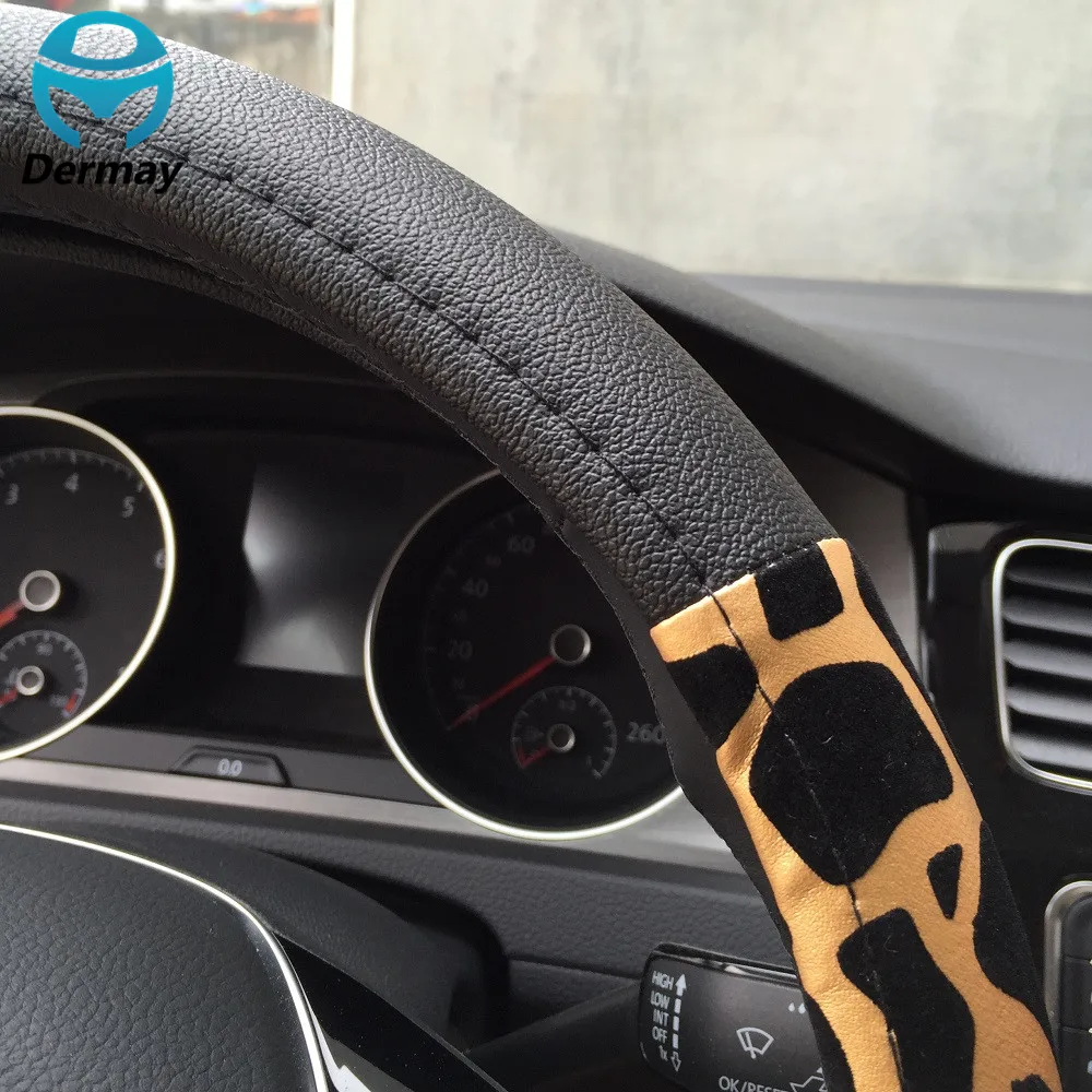 Чехлы на руль с леопардовым принтом универсальные чехлы для автомобилей 95%