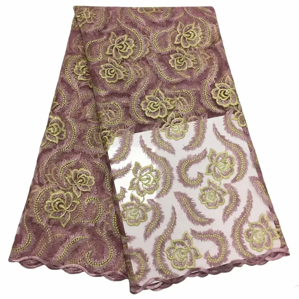 Новейшая африканская кружевная ткань 3D с луком высококачественное кружево