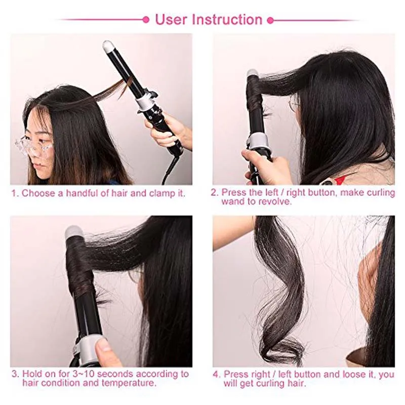 

Ceramic LCD Curling Iron Hair Curlers Corrugation Hair Styling Tools Wand Tongs Bar For Hair Styler Professional Curling Iron