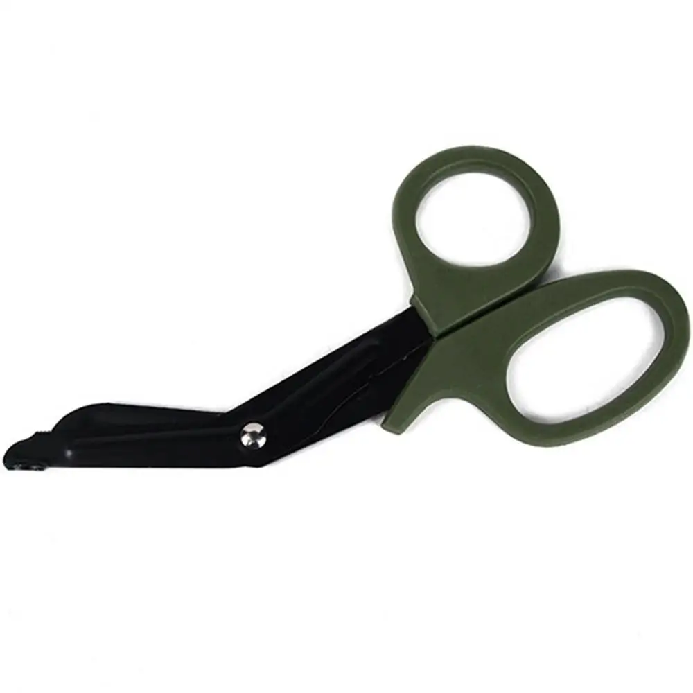Army Green Супер предложение EMT EDC снаряжение тактические спасательные ножницы травма марли IFAK аварийная первая помощь ножницы открытый парамедический бандаж - Цвет: Army Green