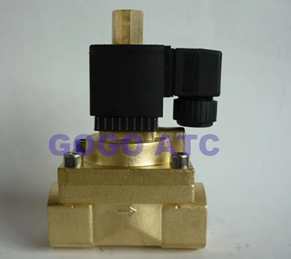 Соленоидный клапан высокого давления из ПТФЭ 30 бар для воды 3/4 BSP 1 дюйм 220 в