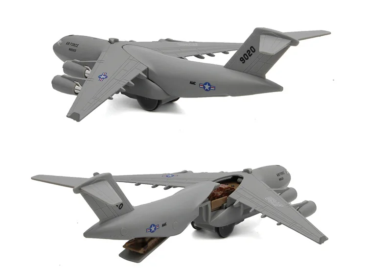 Сплав литья под давлением C130 транспортный самолет Геркулес моделирование вытянуть задний светильник и самолет со звуком модель подарок для детей коллекция игрушек