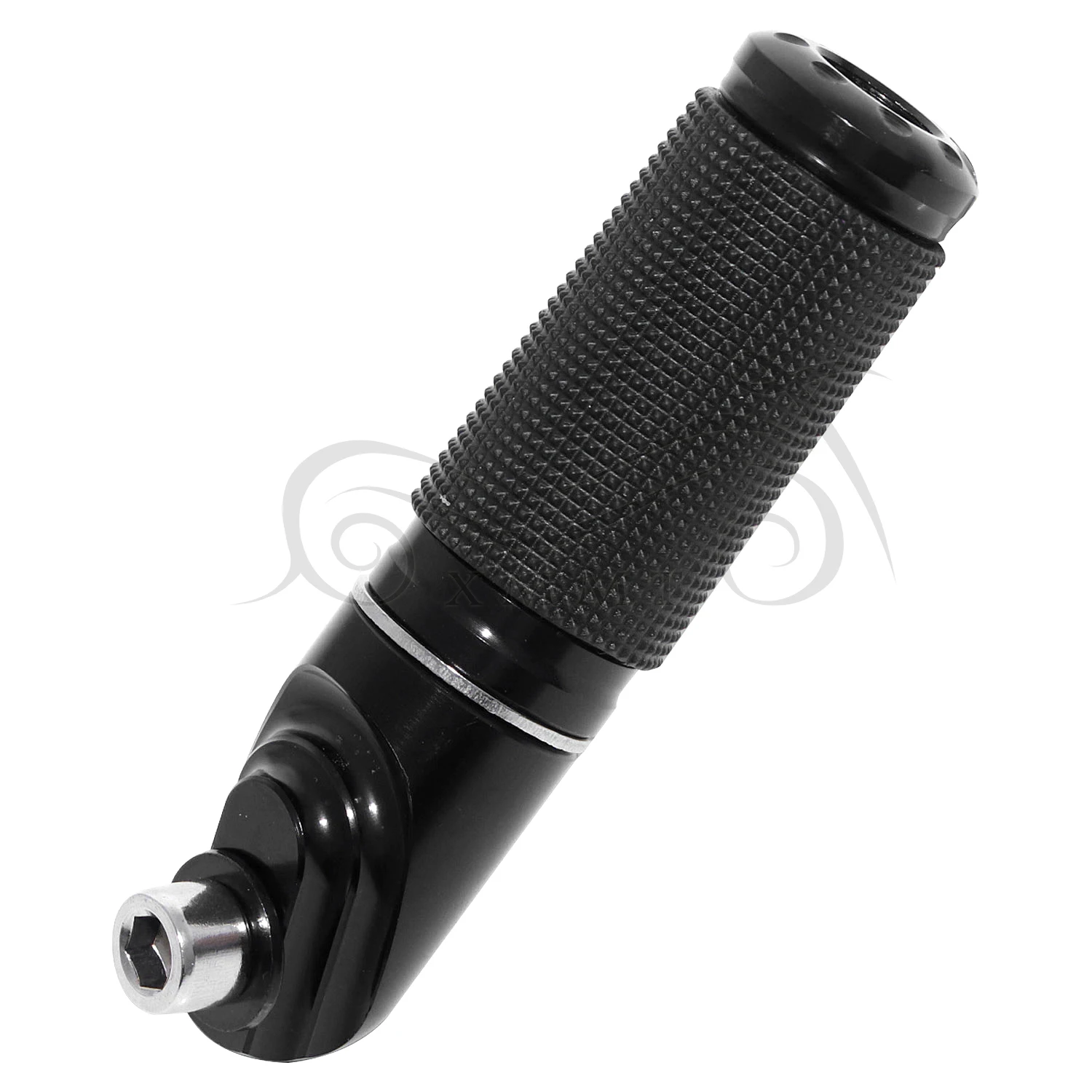 Черный мотоцикл подставка расширение Jiffy подставка для Harley 91-217 Dyna Fat Bob FXDF Low Rider Street Bob Switchback FLD FXDWG