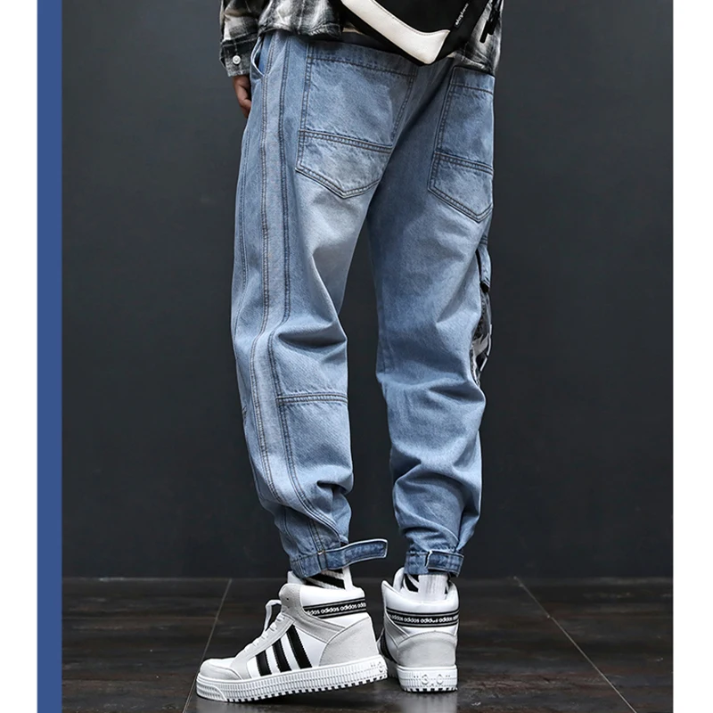 

Cargo Jeans Men Casual Military Multi-pocket Jeans Male Clothes Dropshipping 2019 New High Quality Jean Brand Hip Hop Jeans