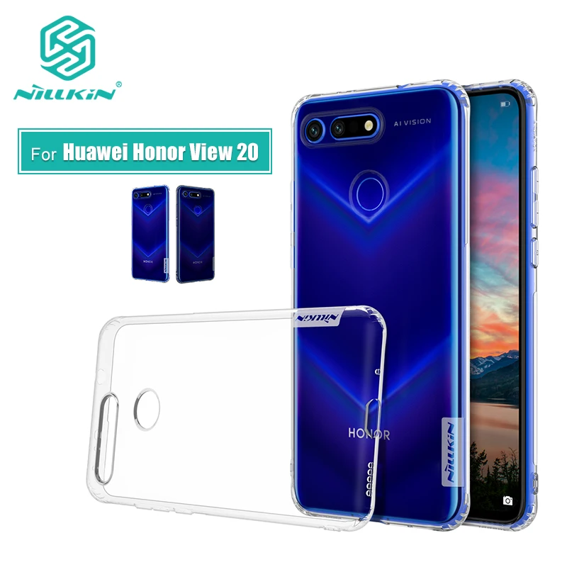Для huawei Honor View 20 чехол 6 4 ''Nillkin Nature прозрачный мягкий кремний TPU Защитный для V20