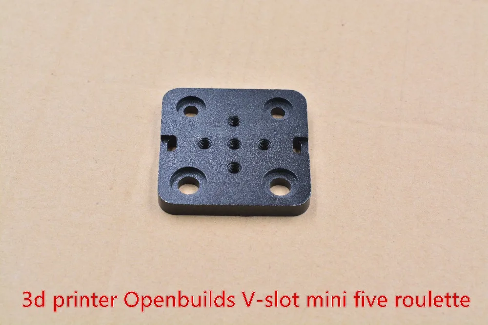 3d принтер Часть Openbuilds специальная скользящая пластина для алюминиевых профилей v-слот мини пять рулетка V козловая Платформа 1 шт