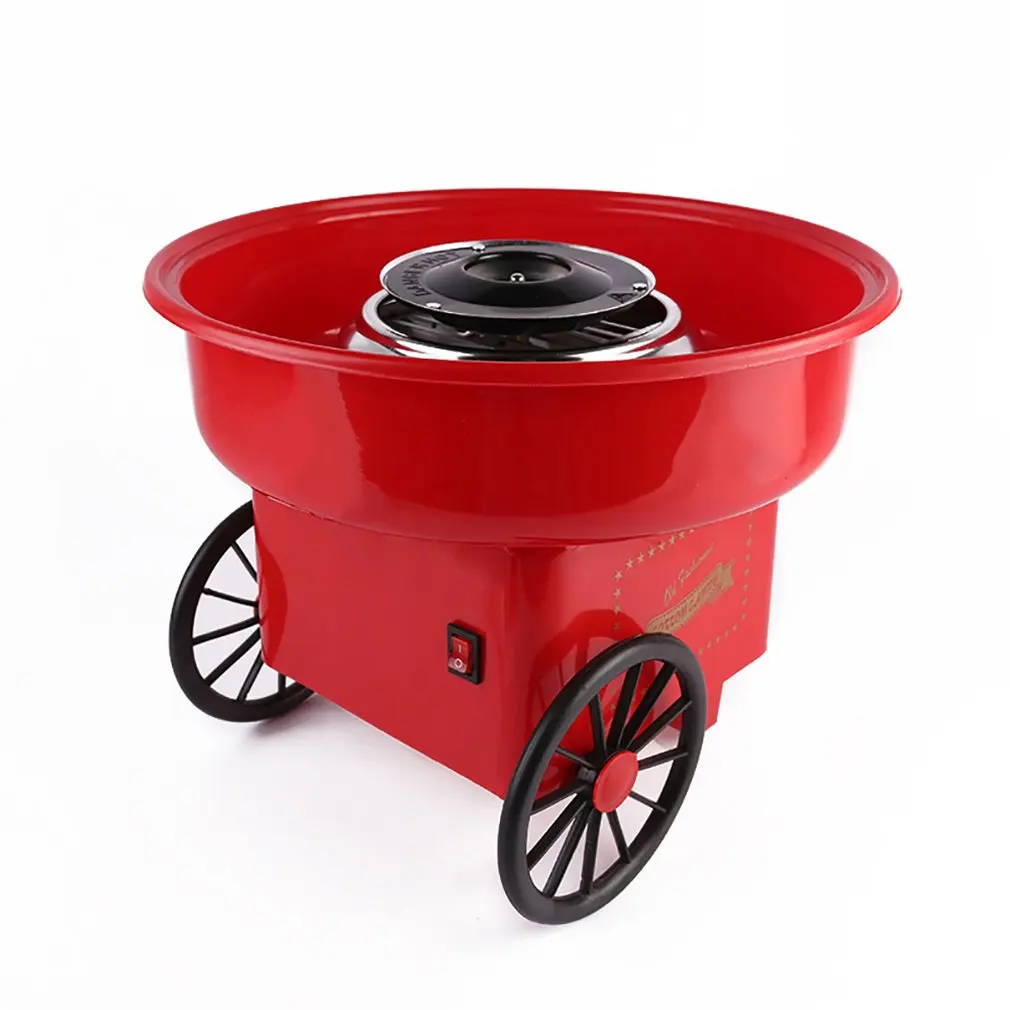 Retro Marshmallow Machine Mini Portable Household Cotton Candy Maker Machine Stylish Simple Cotton Candy Machine
