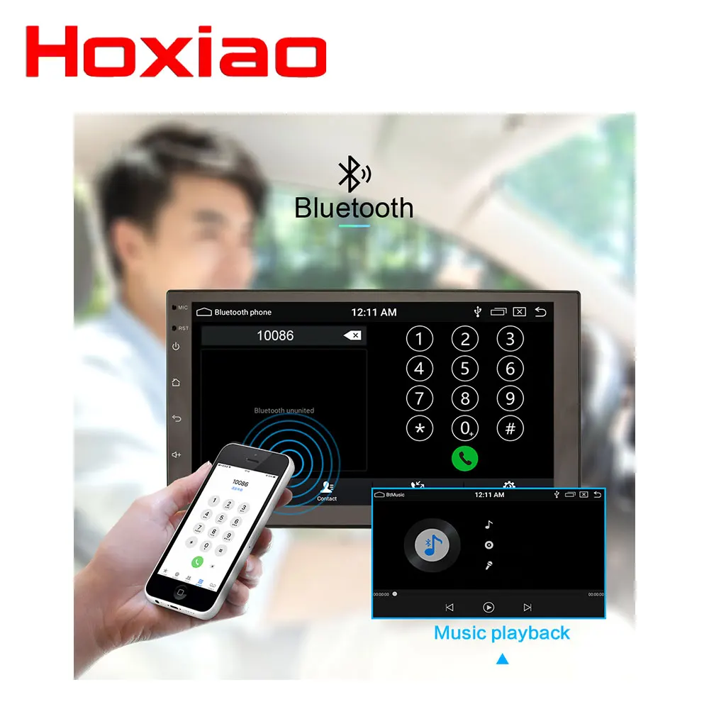 Восьмиядерный 2G + 32G Android 8 1 RDS автомобильный Радио Стерео 7 &quot2 Din Универсальный