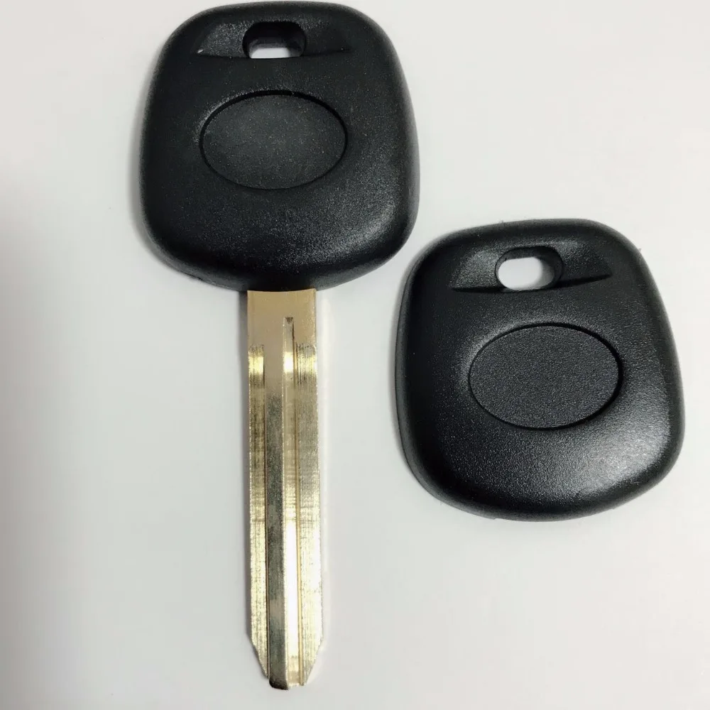 Запасной Автомобильный ключ без кнопки для старого Toyota Transponder с крышкой ключа Toy43