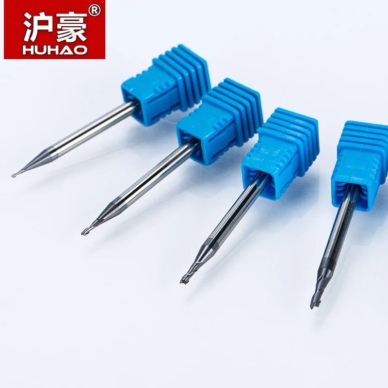 HUHAO 1PC 2 flutes Solid Carbide End Mill CNC Milling Cutter HRC45 R 1 3 4 5 6 8 10 14mm router bits for milling machine | Инструменты