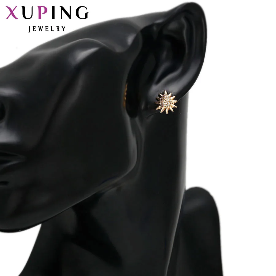 Xuping модные серьги 2018 Новые Модные специальные позолоченные гвоздики ювелирные