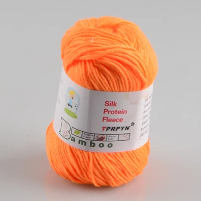 929 orange TPRPYN 50 г = 1 шт. пряжа для вязания, нанометровая Белковая бархатная мягкая пряжа для детской одежды - Цвет: 929 orange