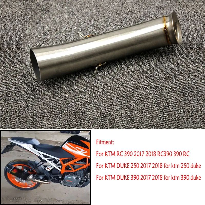 MTImport для KTM DUKE 390 250 125 Duke RC RC390 2017 2018 мотоцикла Мото глушитель средняя труба слипоны|