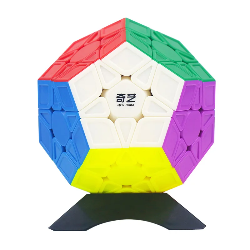 Волшебный пазл QIYI megaminx с 12 сторонней скоростью без наклеек профессиональный