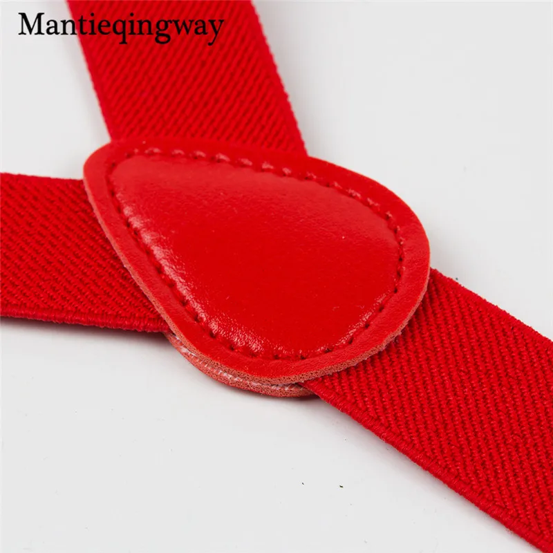 Женские и мужские Эластичные подтяжки Mantieqingway сплошной цвет набор бантов для