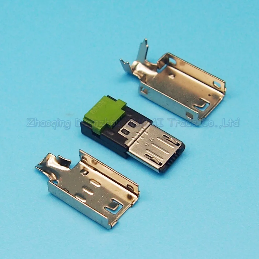 20 шт. штекер Micro usb с металлическим корпусом micro 5p разъем USB | Электроника