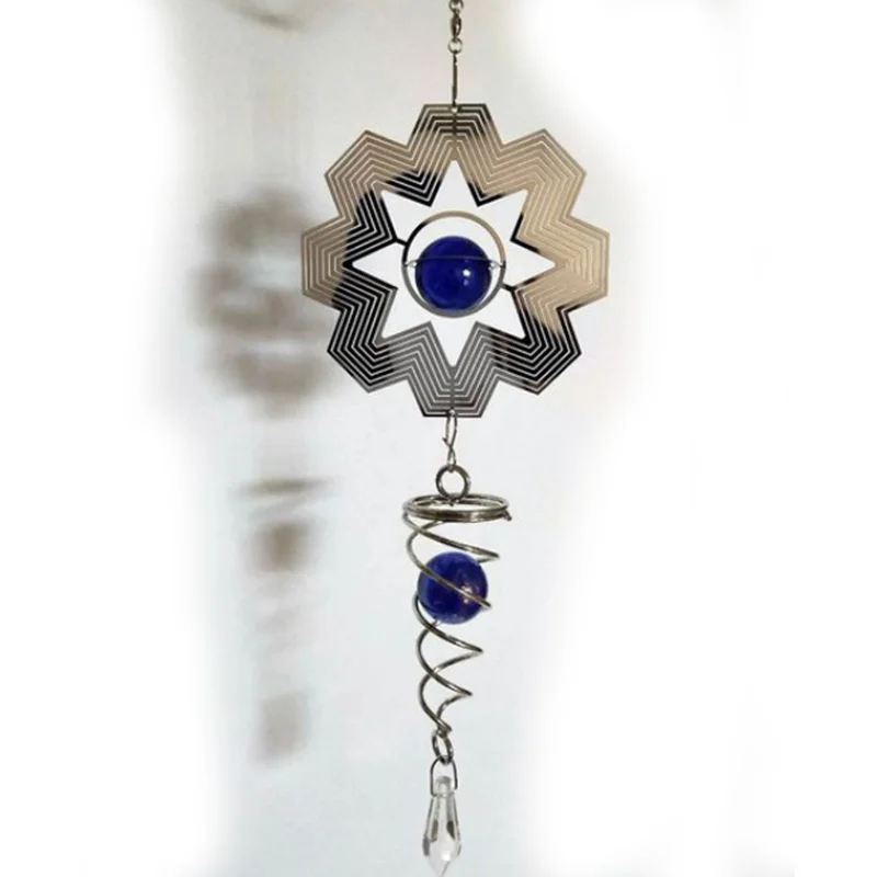 3 Metal Wind Chimes Металлические колокольчики для украшения дома, аксессуары из нержавеющей стали, украшения для сада, подвесные колокольчики - Цвет: 3 Metal Wind Chimes