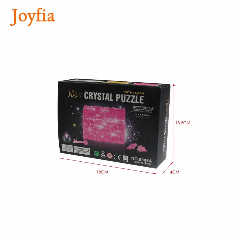 Joyfia забавная головоломка с сокровищами сделай сам 3D пазл кристаллами