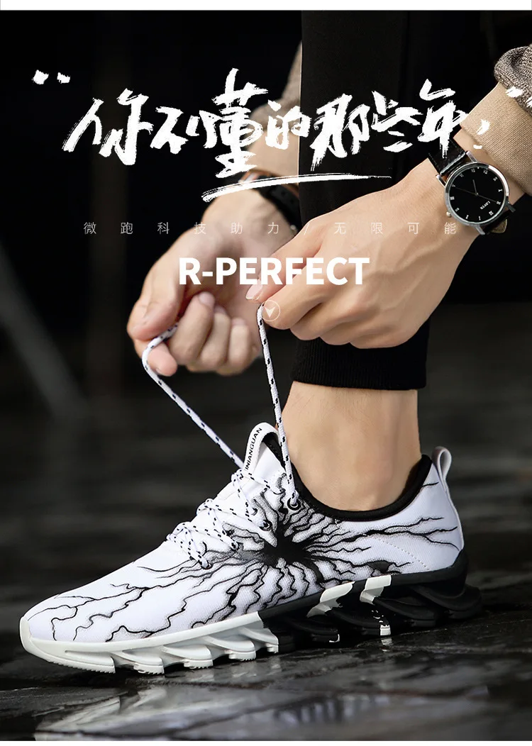 2019 New Breathable Comfortable Casual Shoes For Male Fashion Men Lace-up High Quality Wear-resistant Sneakers Footwears |